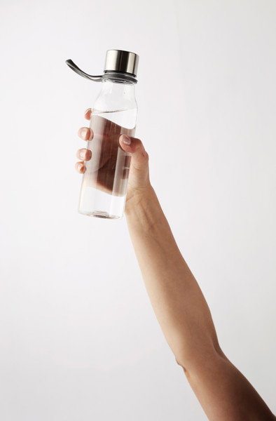 VINGA Lean Tritan Water Bottle - Transparent