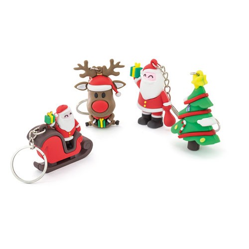 <p>SET OF 10 CHRISTMAS KEYRINGS “LUBEC”</p>
