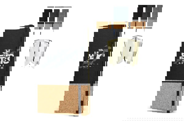 Notebook R-PET &amp; cork A5 - Grey