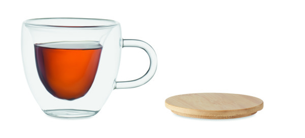 Coramug glass mug, 180 ml, double wall