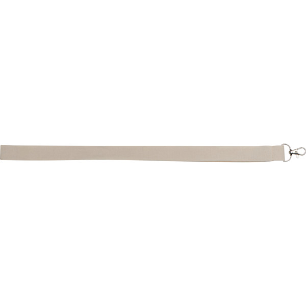 Cotton lanyard KONSTANTIN - Beige