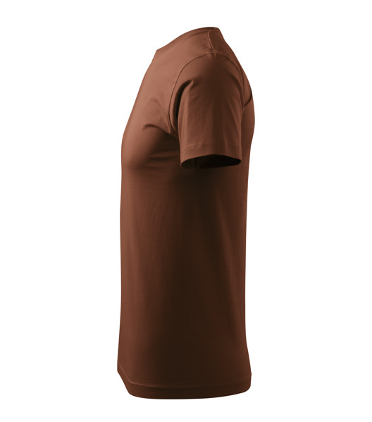 Tričko Pánské Malfini® Basic - Čokoládová / XS