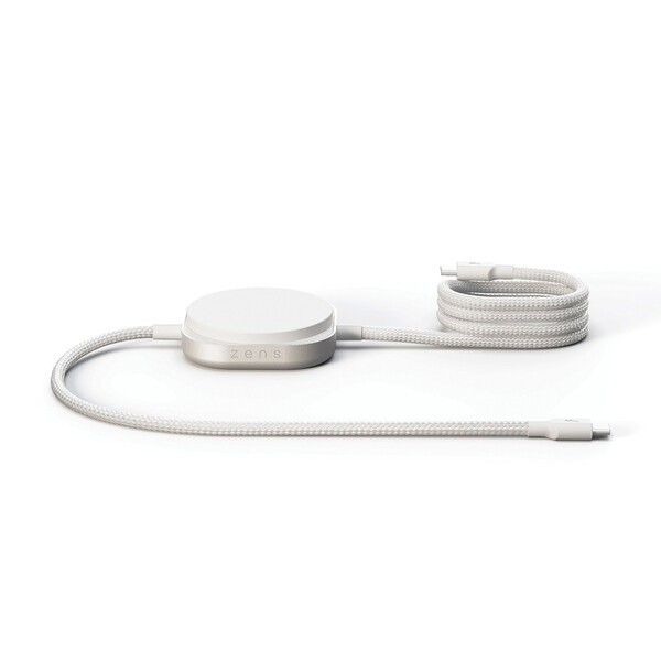 Zens Oplaadkabel USB-C naar USB-C Pro 2 - Wit