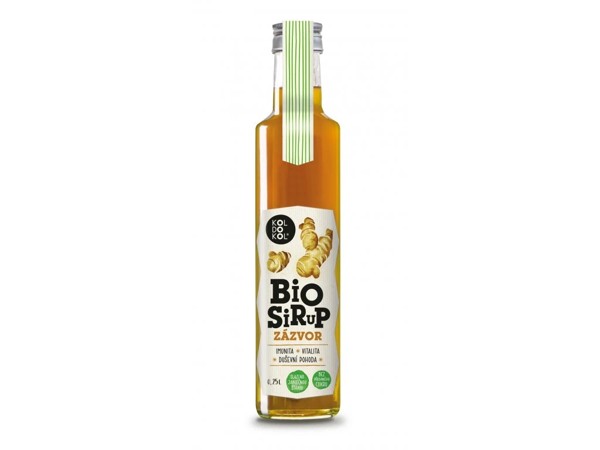 Zázvorový sirup bez pridaného cukru