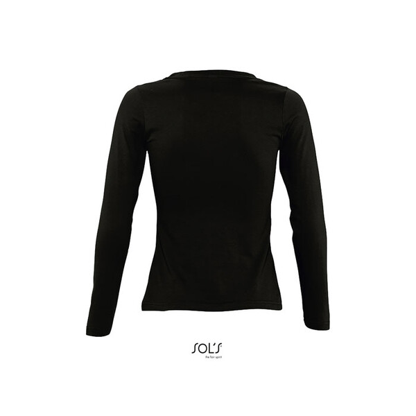 MAJESTIC T-SHIRT SENHORA - Preto ProfundoL