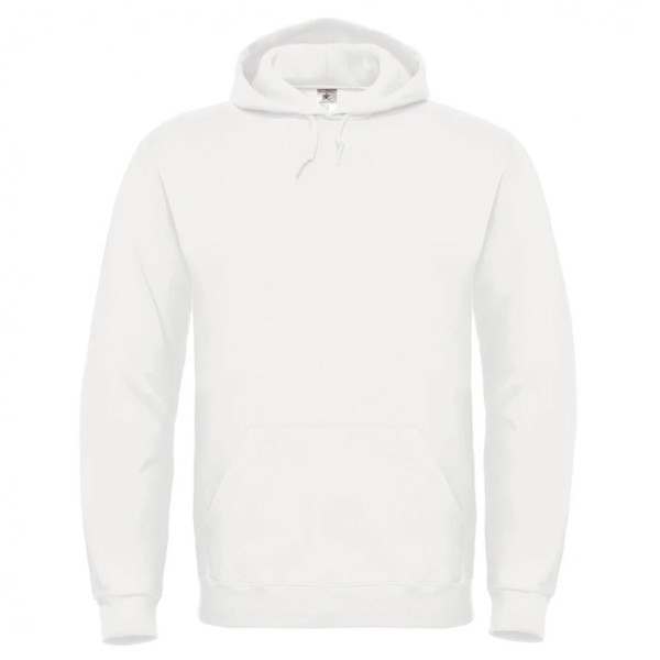Sweatshirt B&C Id.003 280G - 80% Algodão (Investindo Em Better Cotton)/ 20% Poliéster Reciclado - Branco / S