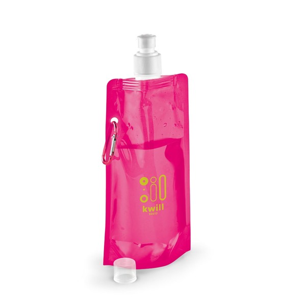 KWILL. 460 mL PE folding bottle - Pink