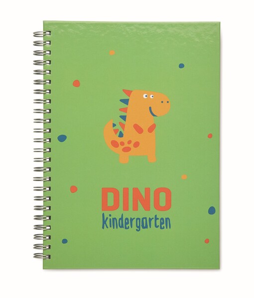 DIN A5 Collegebook mit Hard Cover und Blättern in Ihrem Design - Full Color / Kühles Dunkelgrau