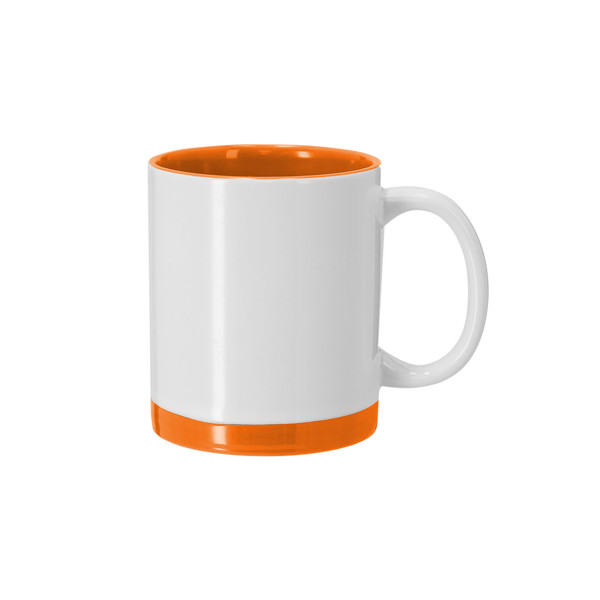 Taza Sublimación Rayar - Naranja