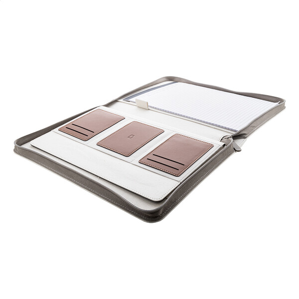Recycled Canvas Document Folder Carbasa Zip