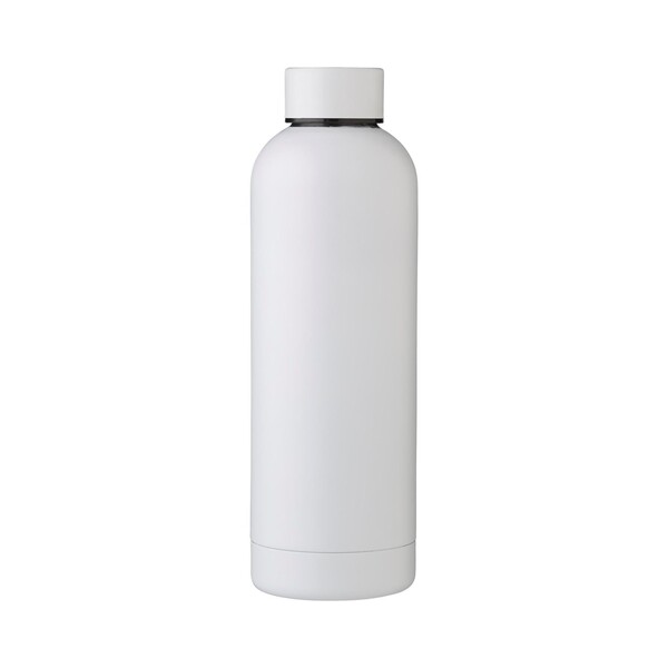 Insulated bottle Isaiah | Recycled | 500 ml - white