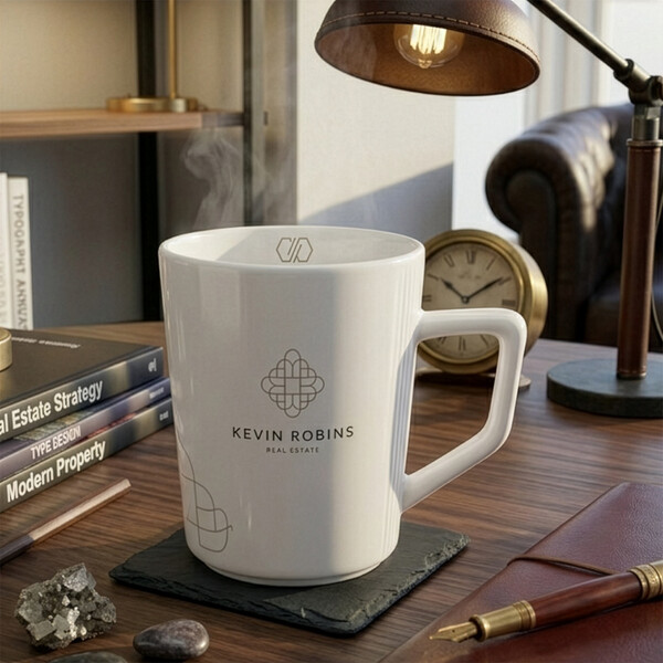 Porcelain mug, 92 mm height