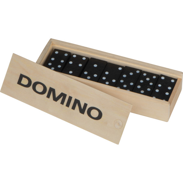 Dominos game in wood THOMAS - Beige