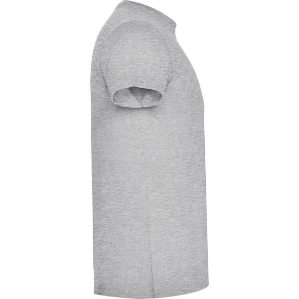T-Shirt de Algodão Cor - Cinzento 