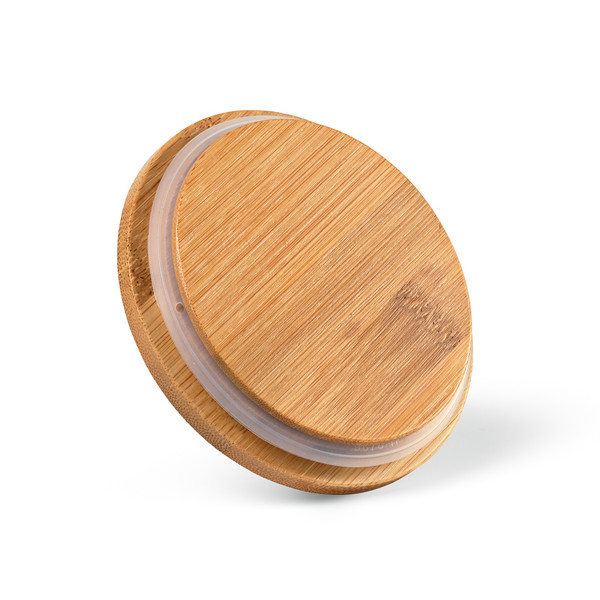 Ceramic canister, bamboo lid, 525ml