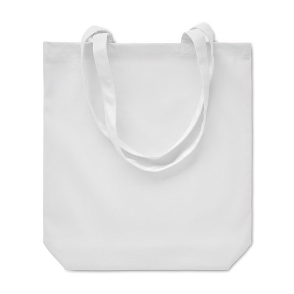 270 gr/m² Canvas shopping bag Rassa Coloured - White