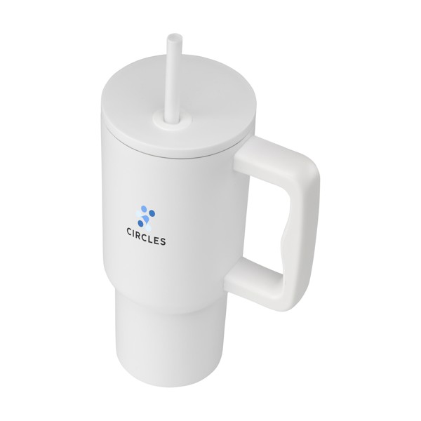 Rhino RCS Recycled Steel Cup 900 ml - Blanc