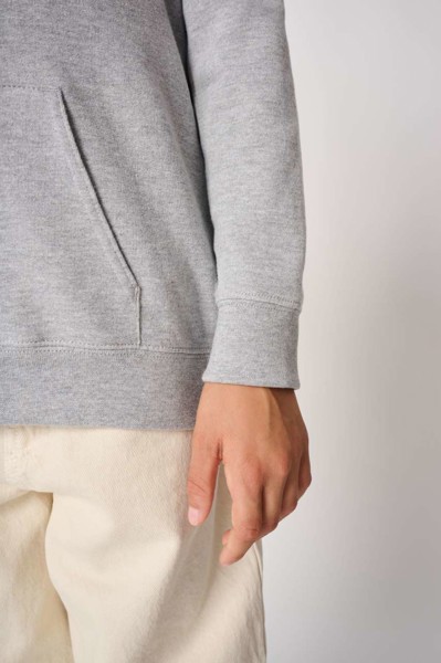 Kids' Basic Hoodie Sweatshirt - Ideal White / 10/12
