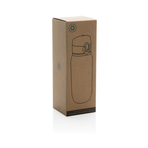 Bouteille d'eau 600ml étanche en rPET RCS Yide - Bleu