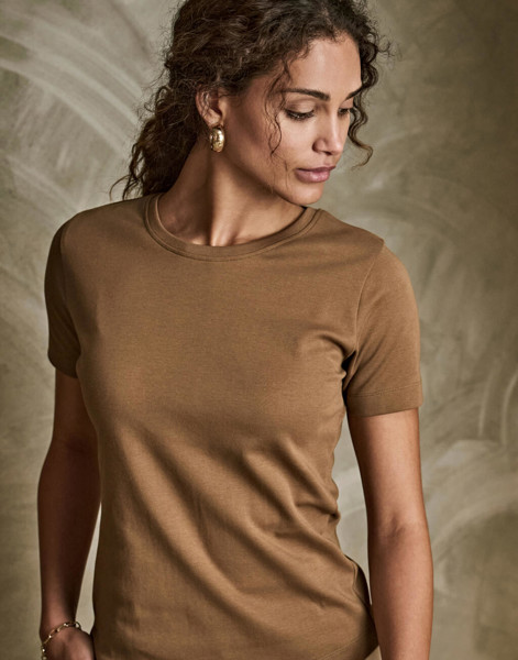Ladies Interlock T-Shirt - Powder Grey / L
