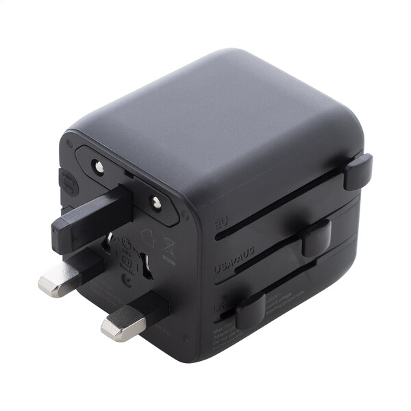 Adaptor de călătorie RPC Jetsetter Pico - Negru