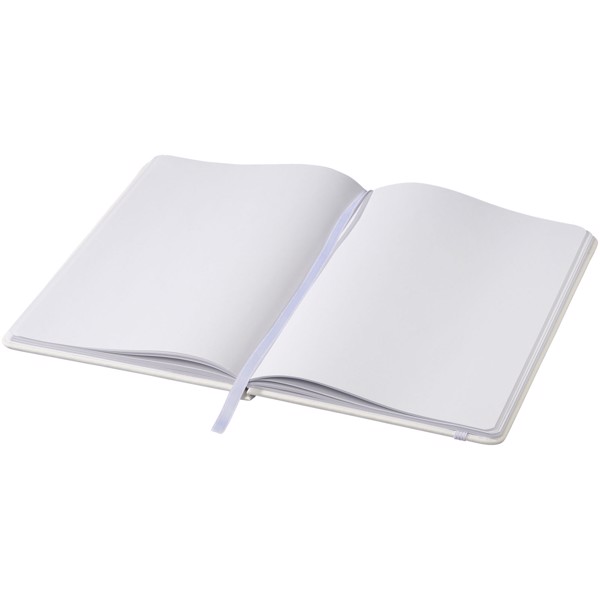 Spectrum A5 notebook with blank pages - White
