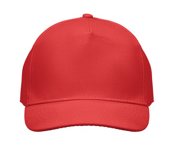Casquette 5 panneaux 180 gr Sunny - Rouge