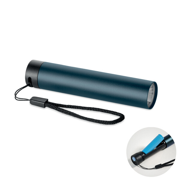 Lampe torche en aluminium Lume - Bleu Marine