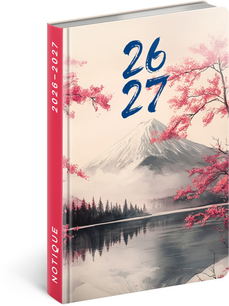 Notique 18Měsíční Diář Petito – Japonsko 2026/2027, 11 x 16 cm - Východní