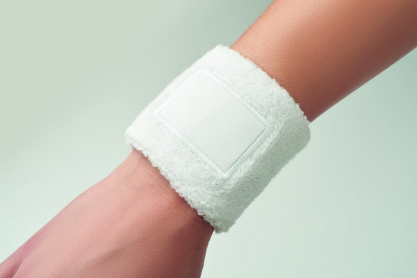Wristband in polycotton Tekubi - White