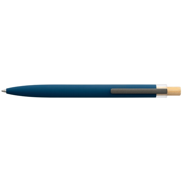 Stylo Reborn Deluxe en aluminium recyclé - Bleu marine / Laser