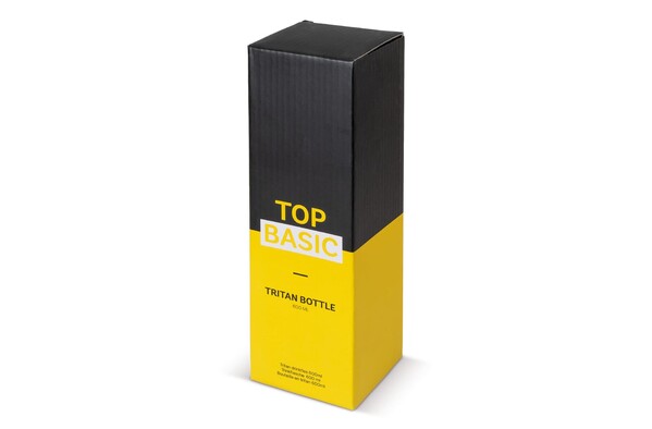 Bouteille en tritan 600ml - Transparent / Blanc