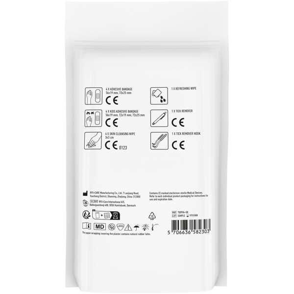 MyKit Zecken Set in Papierhülle - weiss
