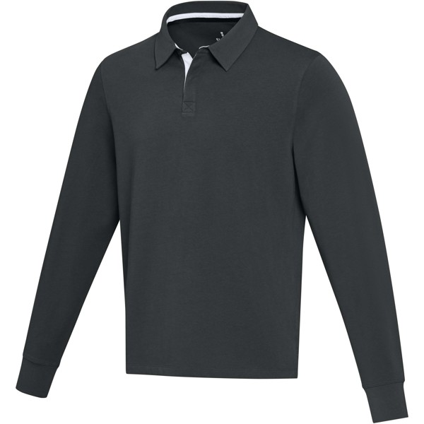 Clyde Rugby Polo Sweatshirt Unisex - schwarz / 2XS