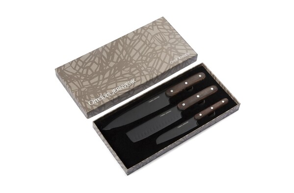 Orrefors Jernverk Set de couteaux en bois set de 3