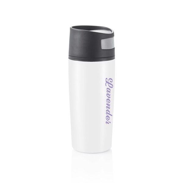 Auto leak proof tumbler - White / Black