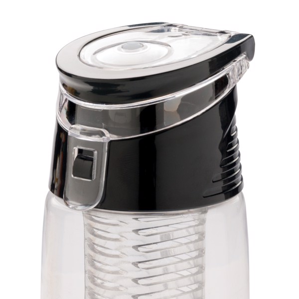 XD Collection infuser bottle, 700 ml, tritan - Transparent / Grey