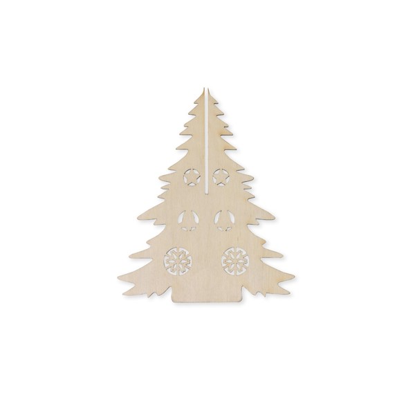 PINERY. Skládací dřevěný vánoční stromeček k vybarvení