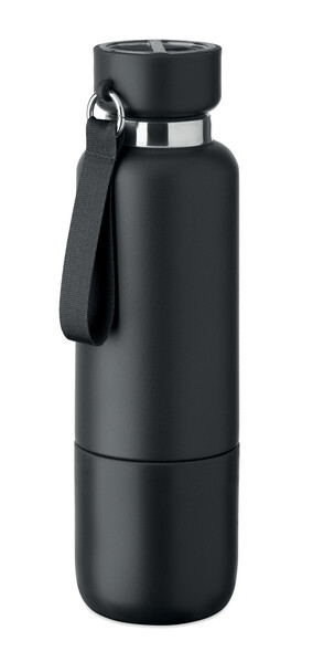 Double wall bottle 500ml Noeka - Black