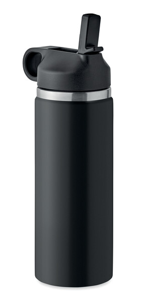 Double wall bottle 500 ml Ivalo - Black