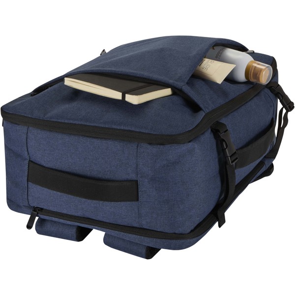 Sac à dos cabine Libra de 17" et 25 L recyclé et certifié GRS - Bleu cobalt