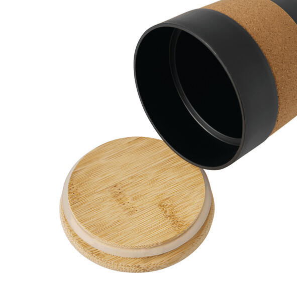 Hrnček na pitie Travel Grip - Čierna