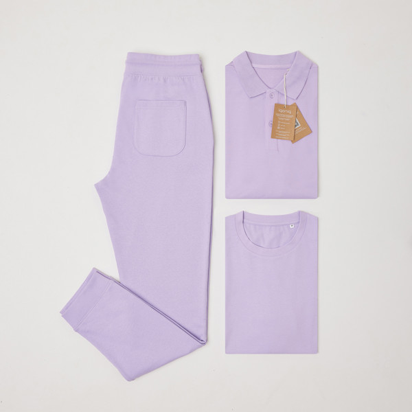 Jogging en coton recyclé IQONIQ Cooper - Lavender / M