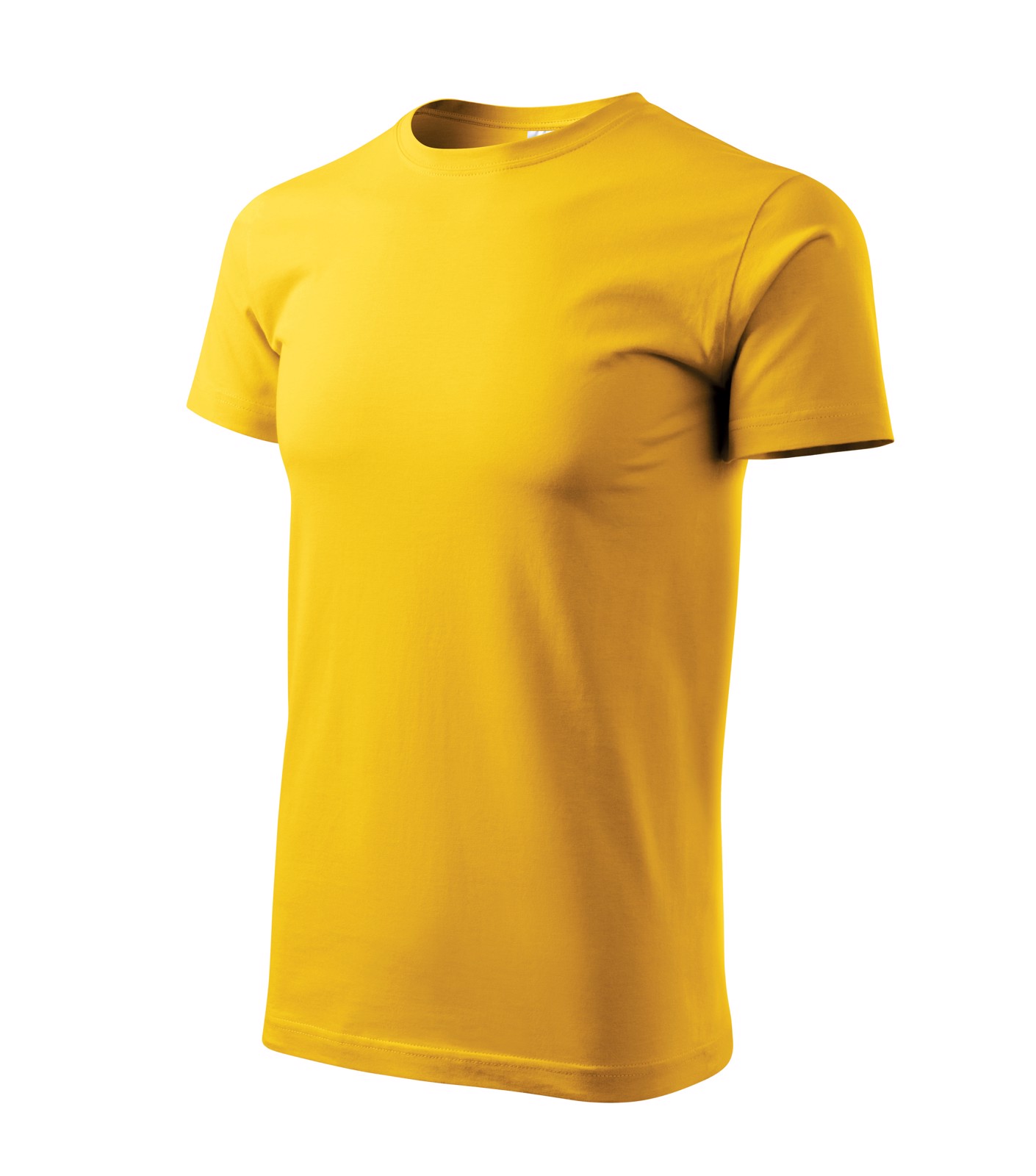 Tričko pánské Malfini Basic - Žlutá / 2XL