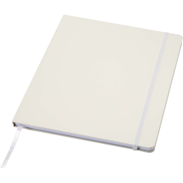 Spectrum A4 hard cover notebook - White