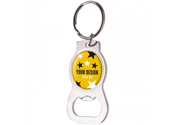 Opener keyring metal Doming