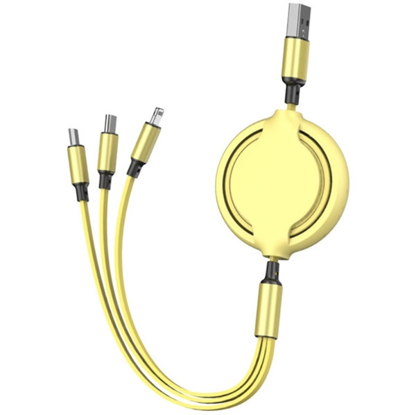 Self-winding USB cable 3in1 UC041