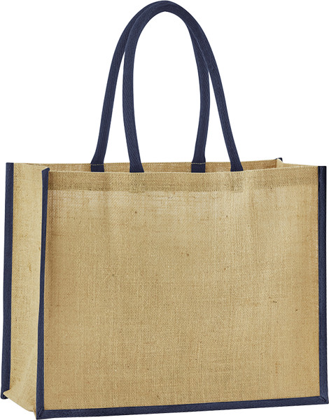 Jute Shopper "Classic" Westford Mill | W 470 - Natural / Navy / onesize