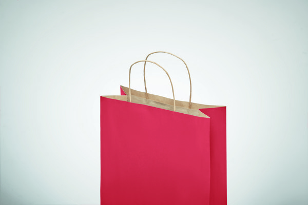 Sac en papier petit format Paper Tone S - Rouge