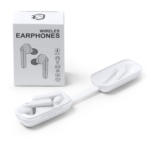 Personalised wireless earbuds Bluetooth 5.0 with charging case